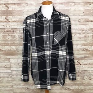 Banana Republic 100% Cotton Plaid Button Down